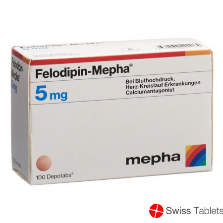 Felodipin Mepha Depotabs 5mg 100 Stück buy online