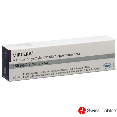 Mircera Fsp Injektionslösung 150mcg/0.3ml Fertigspritze buy online