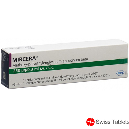 Mircera Fsp Injektionslösung 250mcg/0.3ml Fertigspritze buy online