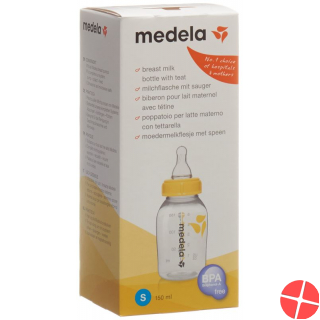 Medela Milchflasche mit Sauger 150ml S