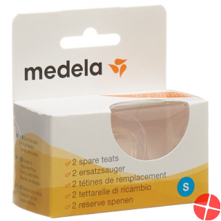 Medela Ersatzsauger 2 Stück mit schwachem Fluss Grösse S