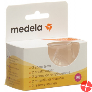 Medela Ersatzsauger 2 Stück mit mittlerem Fluss Grösse M