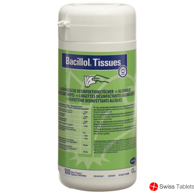 Bacillol Tissues Flächendesinfektion 100 Stück buy online