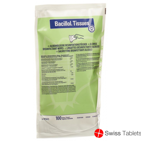 Bacillol Tissues Flächendesinfektion Ref 100 Stück buy online