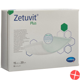 Zetuvit Plus Absorptionsverband 15x20cm 10 Stück