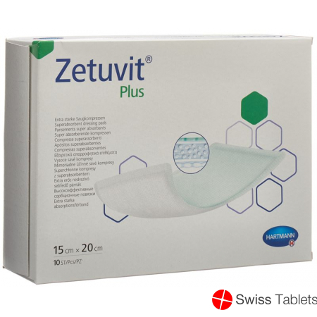 Zetuvit Plus Absorptionsverband 15x20cm 10 Stück buy online