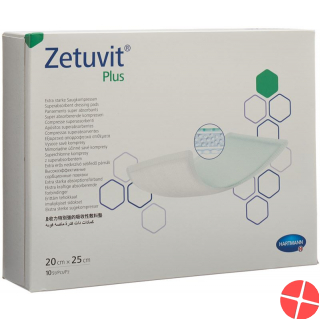 Zetuvit Plus Absorptionsverband 20x25cm 10 Stück