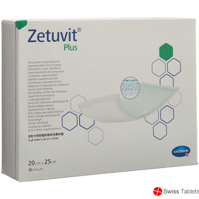 Zetuvit Plus Absorptionsverband 20x25cm 10 Stück buy online