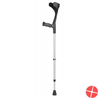 Sahag Krücken Hartgriff Alu Schw -135kg 1 Paar