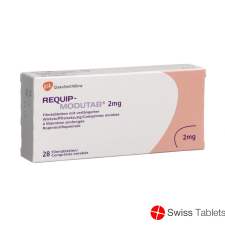 Requip Modutab Filmtabletten 2mg 28 Stück buy online