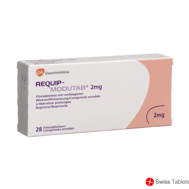Requip Modutab Filmtabletten 2mg 28 Stück buy online