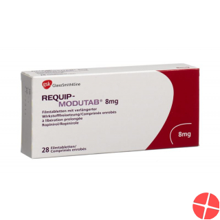 Requip Modutab Filmtabletten 8mg 28 Stück