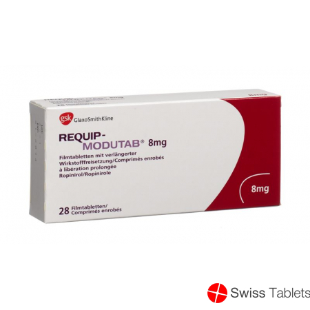 Requip Modutab Filmtabletten 8mg 28 Stück buy online