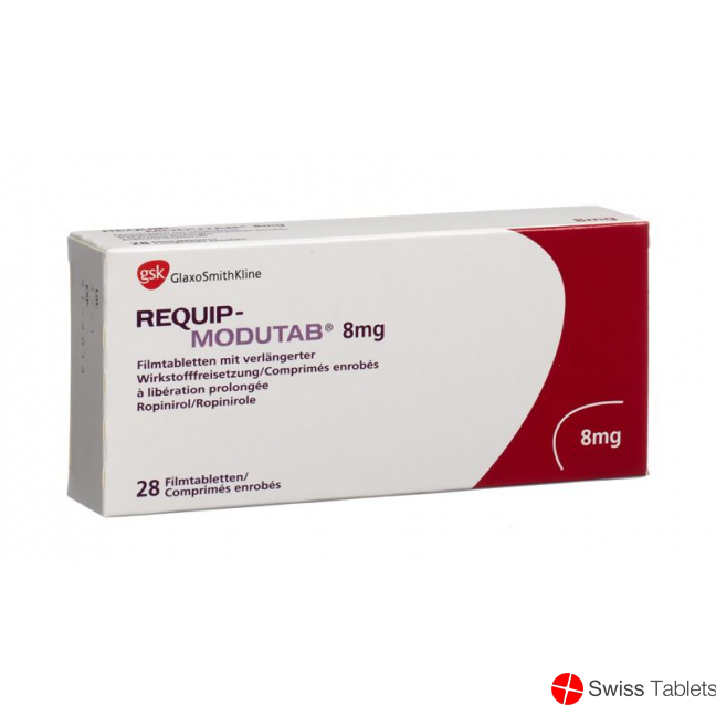 Requip Modutab Filmtabletten 8mg 28 Stück buy online