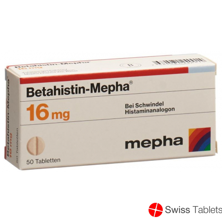 Betahistin Mepha 16mg 50 Tabletten buy online