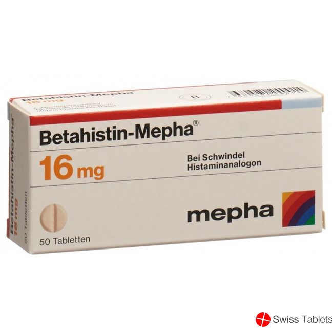 Betahistin Mepha 16mg 50 Tabletten buy online