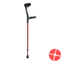 Sahag Krücken Orthogriff Rot-Met -135kg 1 Paar