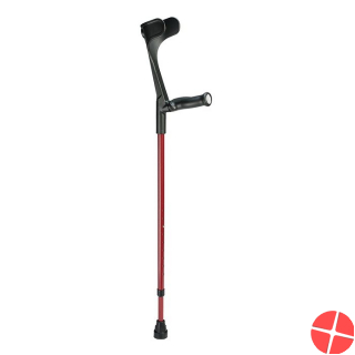 Sahag Krücken Orthogriff Rot-Met -135kg 1 Paar