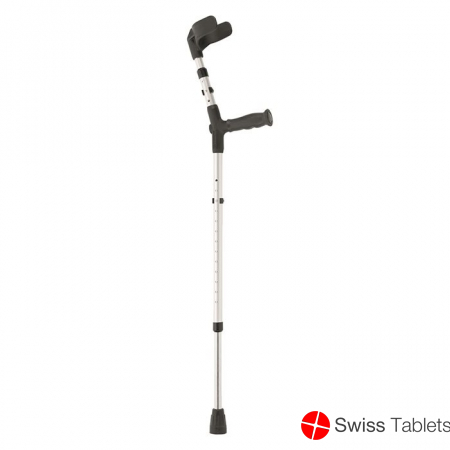 Sahag Krücken Softgriff XL Alu Schw -130kg 1 Paar buy online