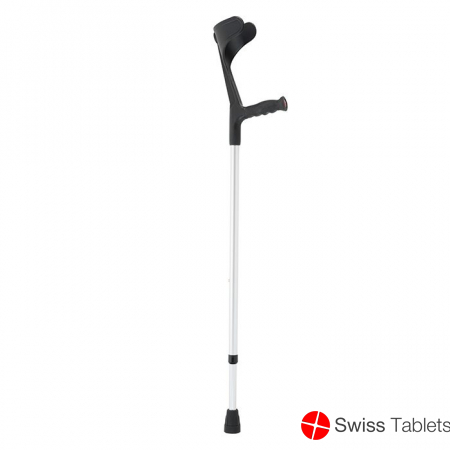 Sahag Krücken Softgriff XXL Alu Schw -140kg 1 Paa buy online