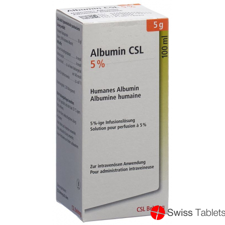 Albumin Csl Infusionslösung 5% 100ml buy online