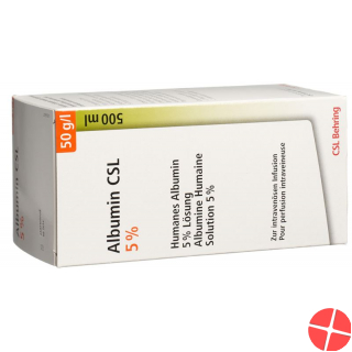 Albumin Csl Infusionslösung 5% 500ml