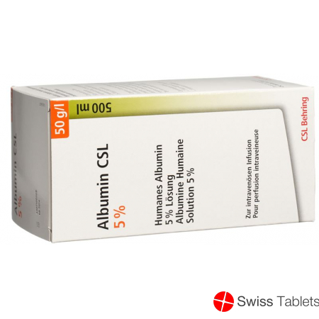Albumin Csl Infusionslösung 5% 500ml buy online