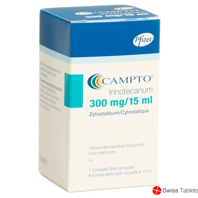 Campto Infusionskonzentrat 300mg/15ml Cytosafe 15ml buy online