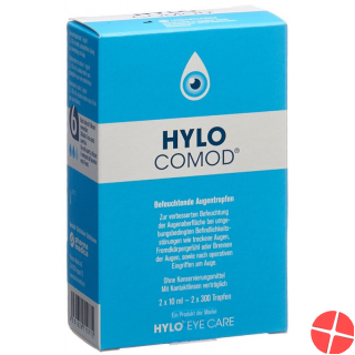 Hylo Comod Augentropfen 2 Flaschen 10ml