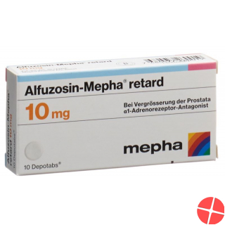 Alfuzosin Mepha 10 Retard Depotabs 10mg 10 Stück