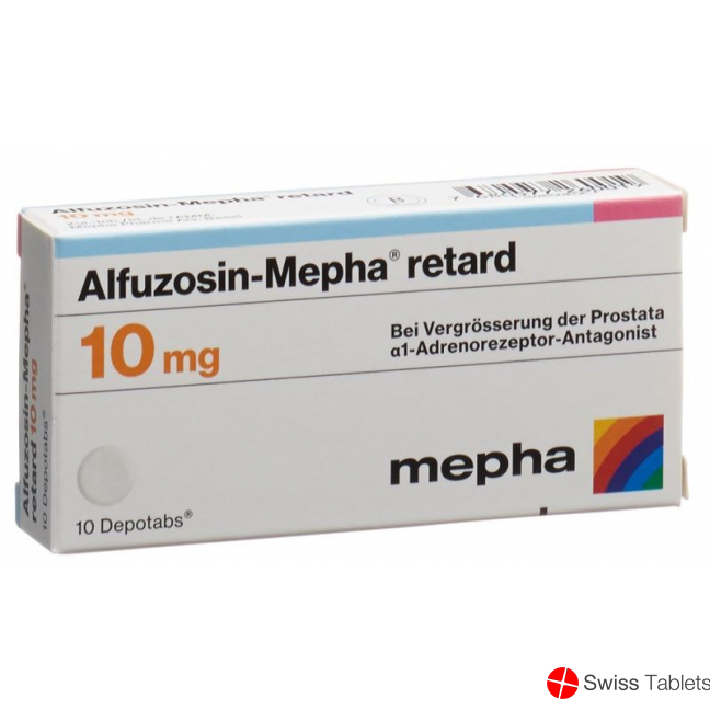 Alfuzosin Mepha 10 Retard Depotabs 10mg 10 Stück buy online