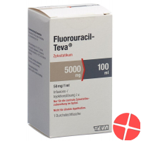 Fluorouracil Teva 5000mg/100ml Durchstechflasche 100ml
