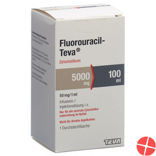 Fluorouracil Teva 5000mg/100ml Durchstechflasche 100ml
