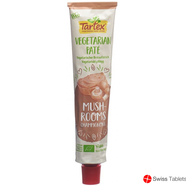 Tartex Champignon Pflanzliche Streichpastete Bio Tube 200g buy online