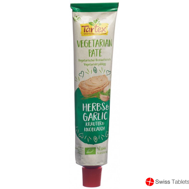 Tartex Aufstrich Kräuter Knobl Bio Tube 200g buy online