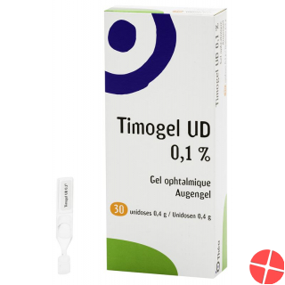 Timogel UD Augengel 0.1% 30 Monodosis 0.4g
