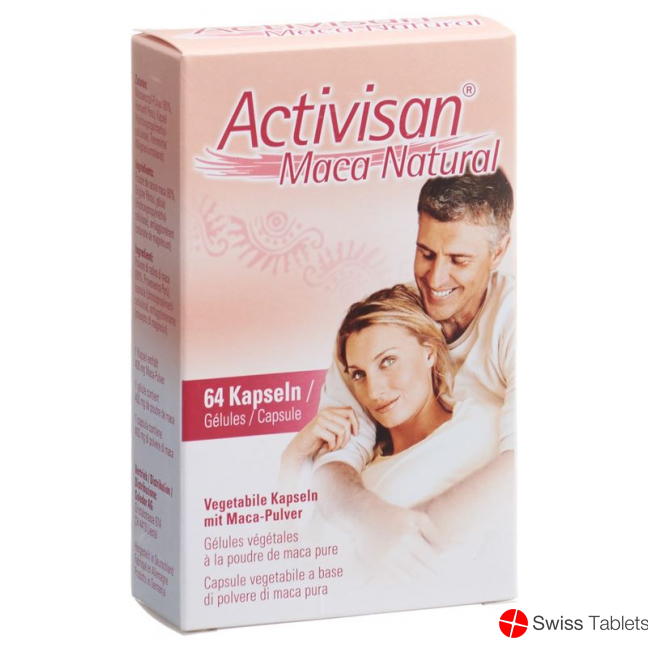 Activisan Maca Natural Kapseln 64 Stück buy online