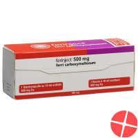Ferinject Injektionslösung 500mg/10ml 5 Durchstechflaschen 10ml