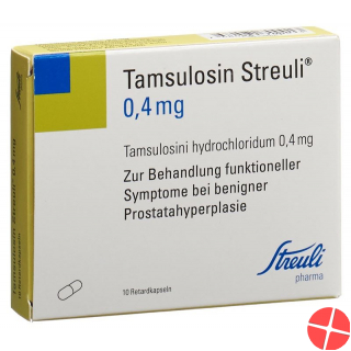 Tamsulosin Streuli Retard Kapseln 0.4mg 10 Stück