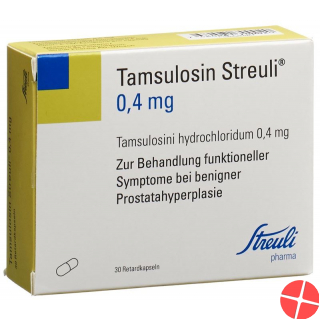 Tamsulosin Streuli Retard Kapseln 0.4mg 30 Stück