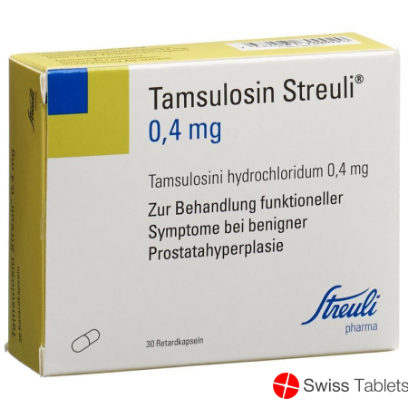 Tamsulosin Streuli Retard Kapseln 0.4mg 30 Stück buy online