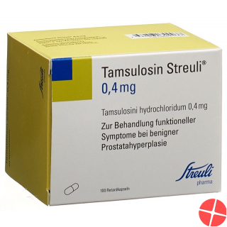 Tamsulosin Streuli Retard Kapseln 0.4mg 100 Stück