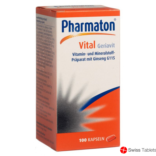 Pharmaton Vital Geriavit 100 Kapseln buy online