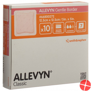 Allevyn Gentle Border Wundverband 12.5x12.5cm 10 Stück Allevyn Gentle Border Wundverband 12.5x12.5cm 10 Stück