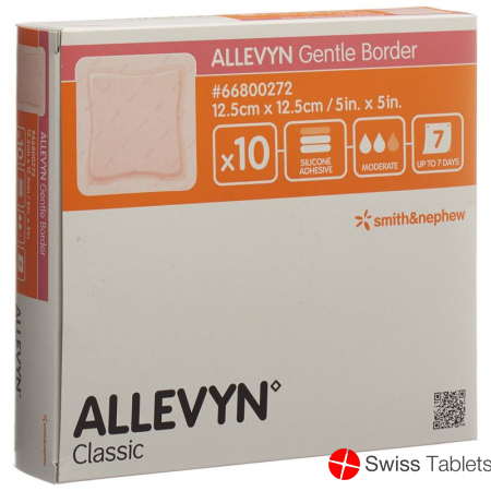 Allevyn Gentle Border Wundverband 12.5x12.5cm 10 Stück buy online