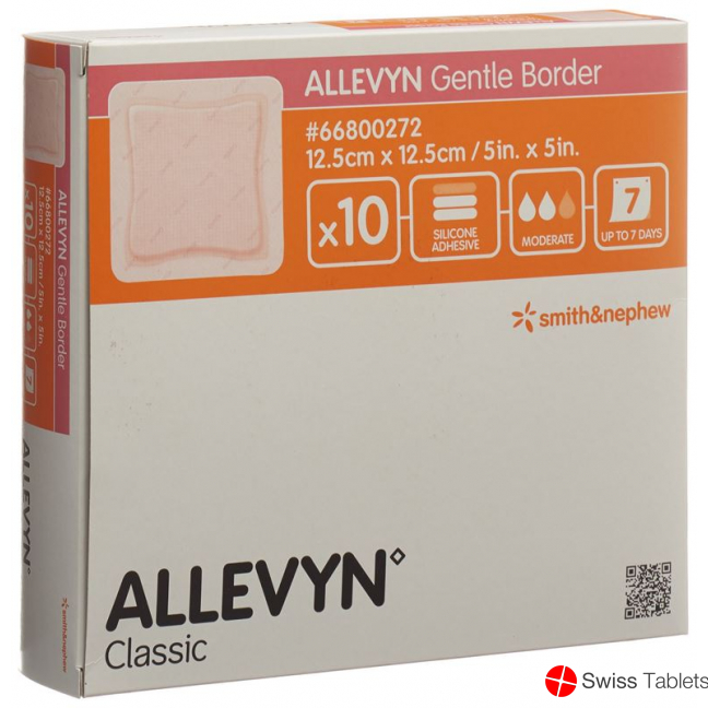 Allevyn Gentle Border Wundverband 12.5x12.5cm 10 Stück buy online