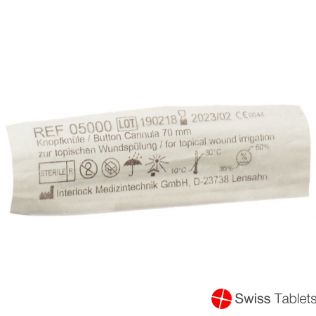 Interlock Knopfkan Kunsts 0.8x70mm Einm St buy online