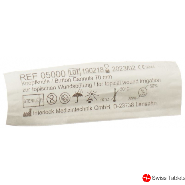 Interlock Knopfkan Kunsts 0.8x70mm Einm St buy online