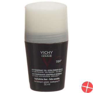 Vichy Homme Anti-Transpirant 72H Extra Strong Protection Roll-On 50ml