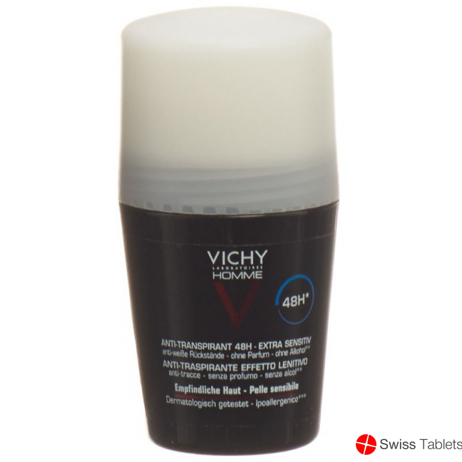 Vichy Homme Anti-Transpirant 48H Extra Sensitive Roll-On 50ml buy online